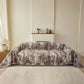 Soft Chenille Sofa Cover, Textured Abstract Couch Protector Cover with Vintage Pattern