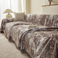 Soft Chenille Sofa Cover, Textured Abstract Couch Protector Cover with Vintage Pattern