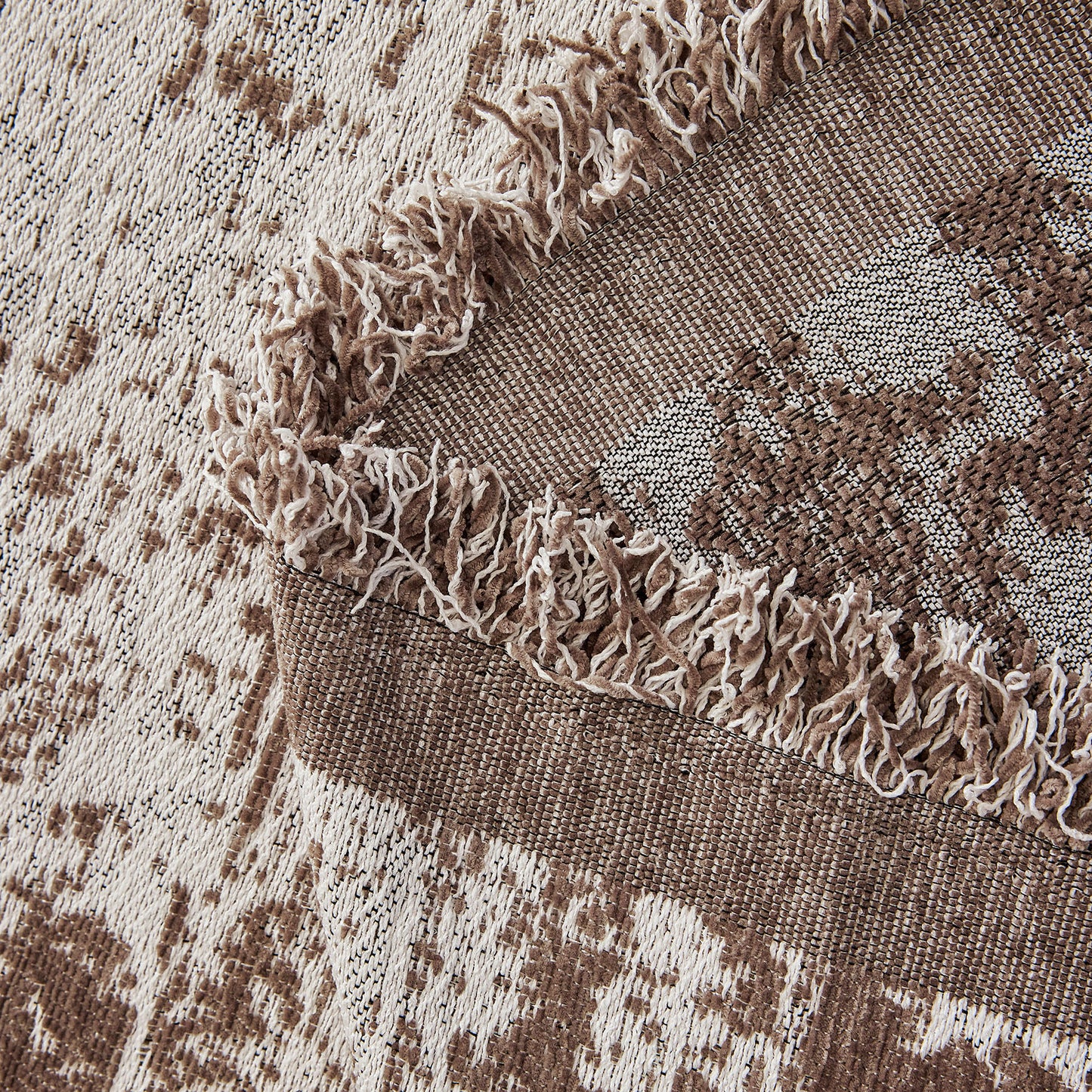 Soft Chenille Sofa Cover, Textured Abstract Couch Protector Cover with Vintage Pattern