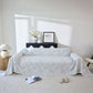 Boho Furniture Cover for Sofa, Loveseat and Chair, Geometric Jacquard Woven Sofa Cover