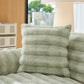 Plush Faux Rabbit Fur Sofa Cover, Warm Non-Slip Couch Protector for Leather Sofas
