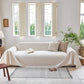 Luxury Soft Chenille Sofa Cover for Couch, Solid Color Furniture Protector Throw Cover