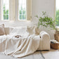 Luxury Soft Chenille Sofa Cover for Couch, Solid Color Furniture Protector Throw Cover