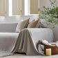 Luxury Soft Chenille Sofa Cover for Couch, Solid Color Furniture Protector Throw Cover