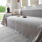Luxury Soft Chenille Sofa Cover for Couch, Solid Color Furniture Protector Throw Cover