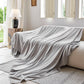 Luxury Soft Chenille Sofa Cover for Couch, Solid Color Furniture Protector Throw Cover