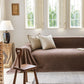 Luxury Soft Chenille Sofa Cover for Couch, Solid Color Furniture Protector Throw Cover