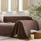 Luxury Soft Chenille Sofa Cover for Couch, Solid Color Furniture Protector Throw Cover