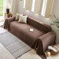 Luxury Soft Chenille Sofa Cover for Couch, Solid Color Furniture Protector Throw Cover