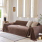 Luxury Soft Chenille Sofa Cover for Couch, Solid Color Furniture Protector Throw Cover