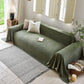 Luxury Soft Chenille Sofa Cover for Couch, Solid Color Furniture Protector Throw Cover
