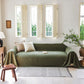Luxury Soft Chenille Sofa Cover for Couch, Solid Color Furniture Protector Throw Cover
