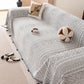 Decorative Slipcover for Pets, Kids, Boho Woven Couch Cover Throw Blanket with Tassel