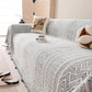 Decorative Slipcover for Pets, Kids, Boho Woven Couch Cover Throw Blanket with Tassel