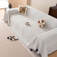 Decorative Slipcover for Pets, Kids, Boho Woven Couch Cover Throw Blanket with Tassel
