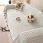 Decorative Slipcover for Pets, Kids, Boho Woven Couch Cover Throw Blanket with Tassel