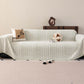 Decorative Slipcover for Pets, Kids, Boho Woven Couch Cover Throw Blanket with Tassel