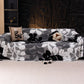 Vintage Boho Floral Sofa Throw Cover, 3D Soft Tufted Plush Couch Protector Futon Cover