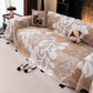 Vintage Boho Floral Sofa Throw Cover, 3D Soft Tufted Plush Couch Protector Futon Cover