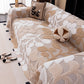 Vintage Boho Floral Sofa Throw Cover, 3D Soft Tufted Plush Couch Protector Futon Cover