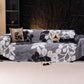 Vintage Boho Floral Sofa Throw Cover, 3D Soft Tufted Plush Couch Protector Futon Cover