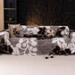 Vintage Boho Floral Sofa Throw Cover, 3D Soft Tufted Plush Couch Protector Futon Cover