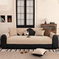 Chenille Textured Herringbone Sofa Cover, Non-Slip Couch Protector for Pets & Kids