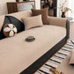 Chenille Textured Herringbone Sofa Cover, Non-Slip Couch Protector for Pets & Kids