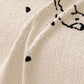 Cute Dog Pattern Plush Sofa Throw Cover, Soft Couch Protector Blanket with Fringe