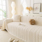 Thick Cozy 3D Cable Sofa Throw Cover, Plush Jacquard Warm Fleece Throw Blanket