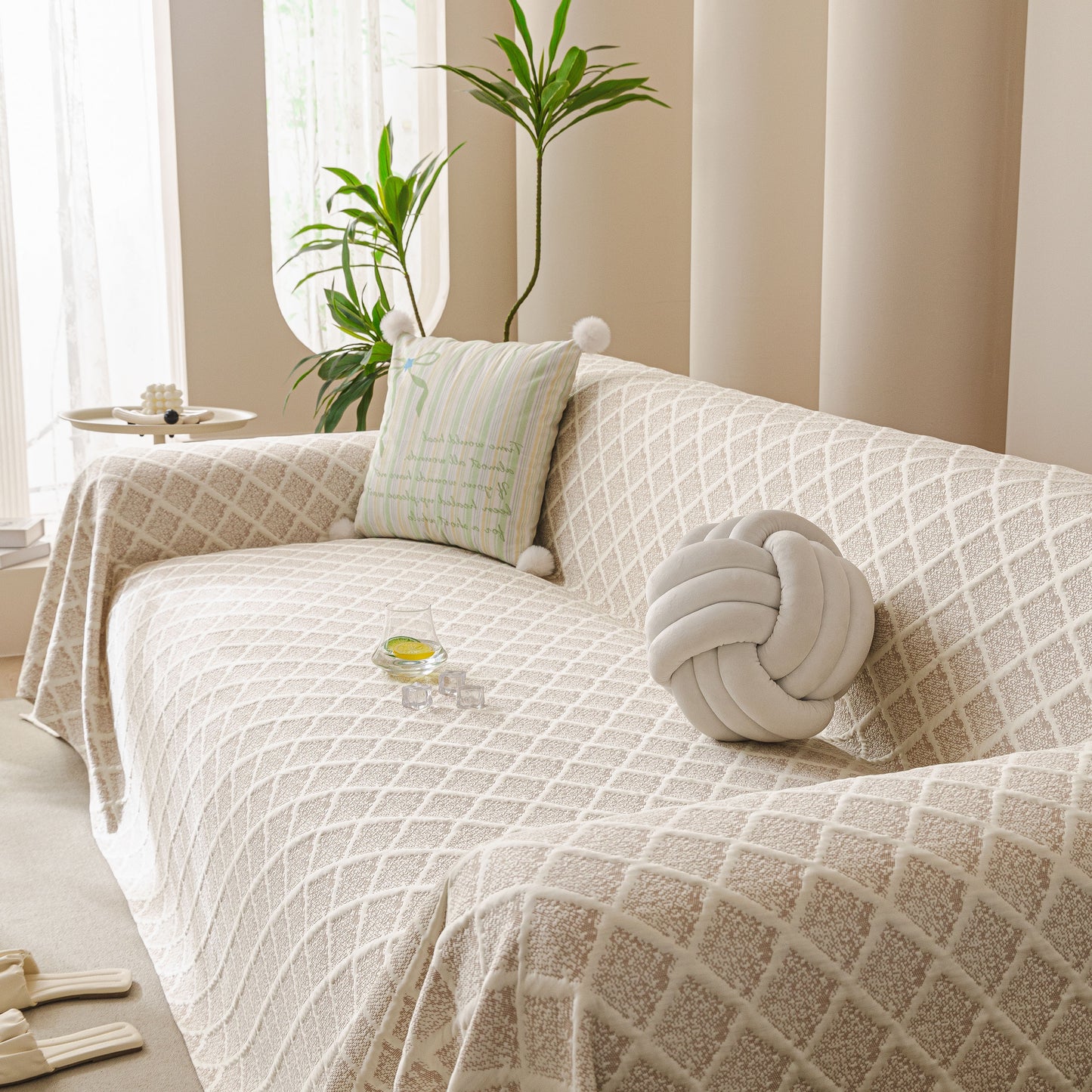 Cooling Couch Cover Throw, Washable Breathable Summer Bed Cover Sofa Protector Covers