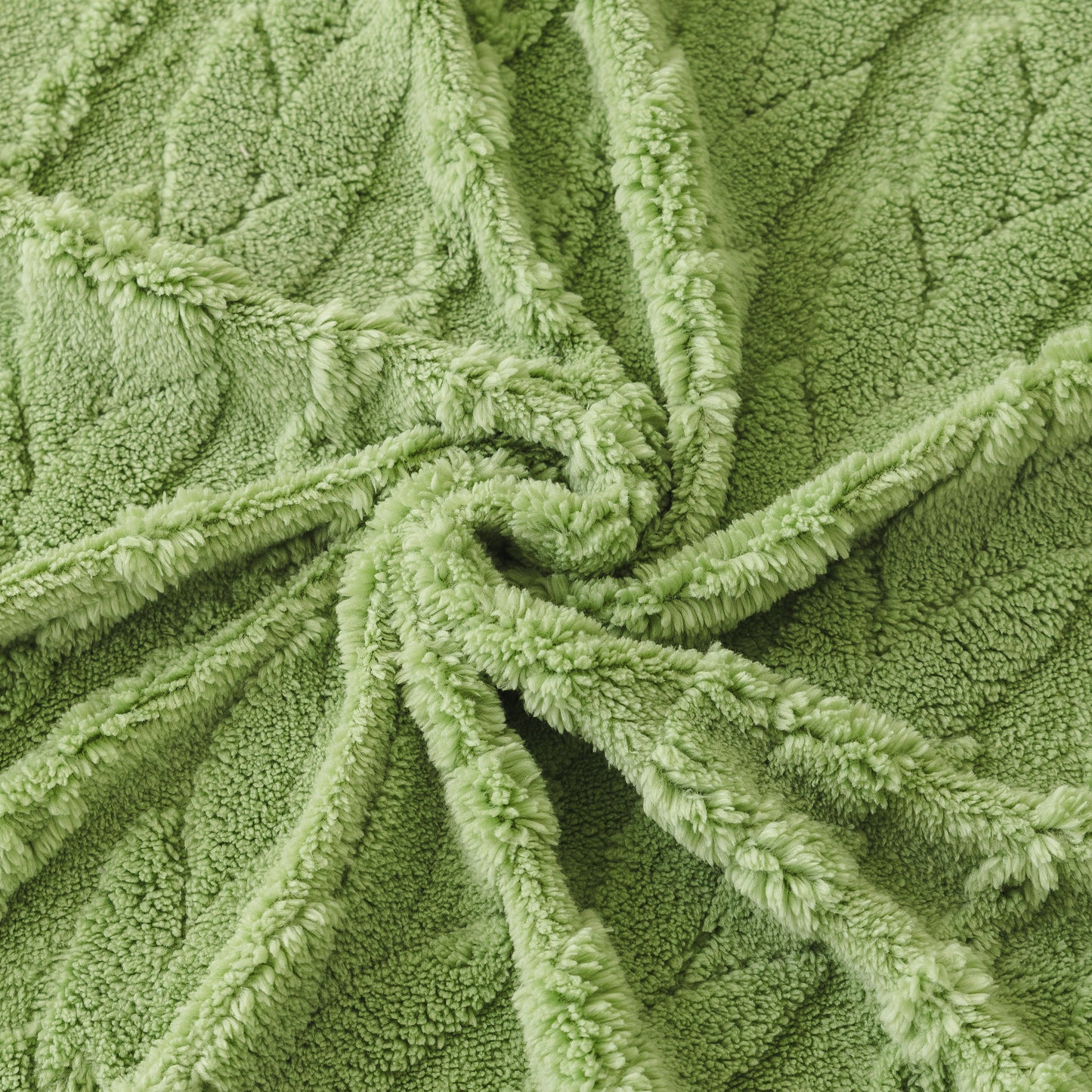 Thick Cozy 3D Cable Sofa Throw Cover, Plush Jacquard Warm Fleece Throw Blanket