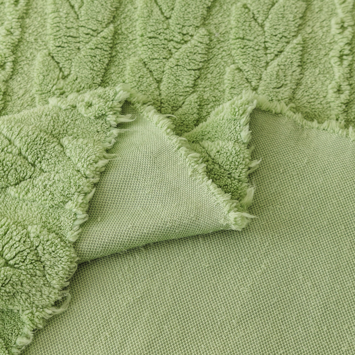 Thick Cozy 3D Cable Sofa Throw Cover, Plush Jacquard Warm Fleece Throw Blanket