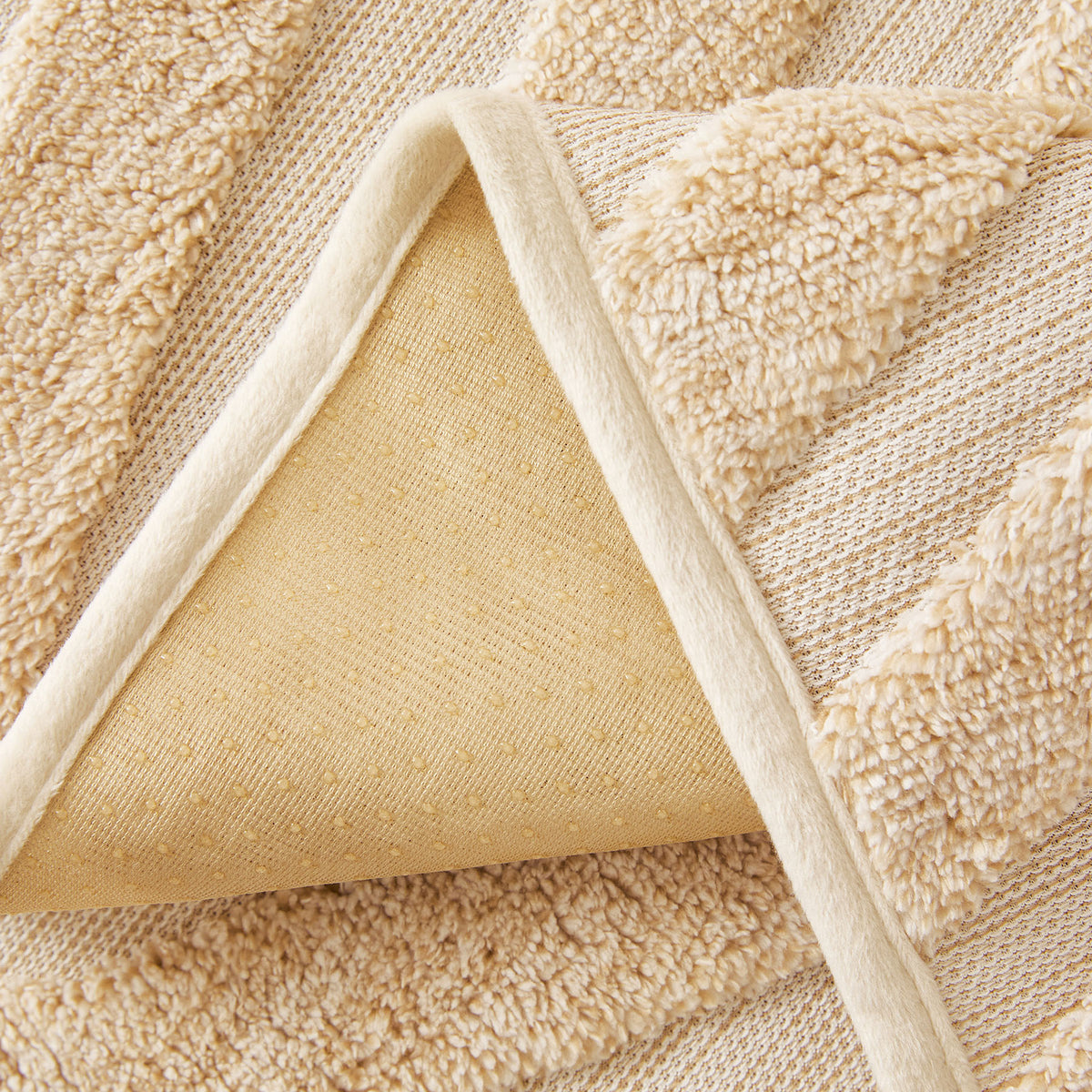 Cozy Plush Sofa Topper with Raised Wave Texture, Non-Slip Furniture Protector Cover