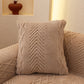 Plush Fleece Sofa Cover with 3D Cable Knit Texture Soft Cozy Warm Sofa Throw Blanket