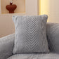 Plush Fleece Sofa Cover with 3D Cable Knit Texture Soft Cozy Warm Sofa Throw Blanket