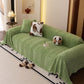 Plush Fleece Sofa Cover with 3D Cable Knit Texture Soft Cozy Warm Sofa Throw Blanket