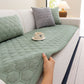 Geometric Quilted Corduroy Couch Topper, Non-Slip Padded Sofa Protector Cover for Pets