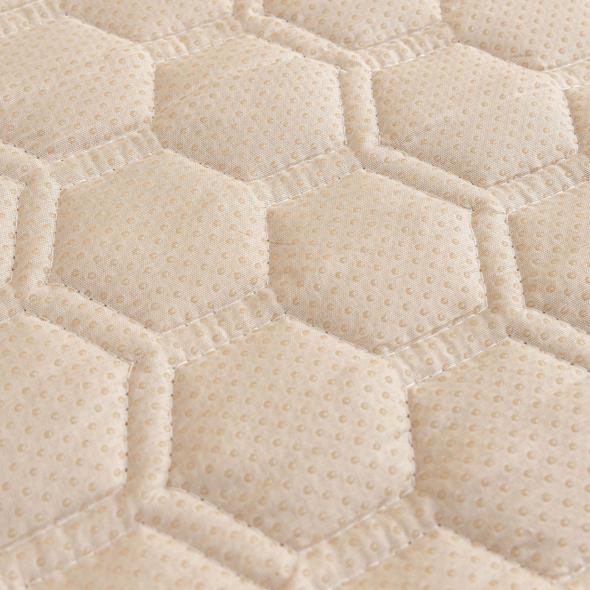 Geometric Quilted Corduroy Couch Topper, Non-Slip Padded Sofa Protector Cover for Pets