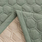 Geometric Quilted Corduroy Couch Topper, Non-Slip Padded Sofa Protector Cover for Pets