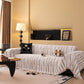 Chenille Oversized Throws for Couches, Washable and Durable Sofa Slipcover for Pets