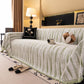 Chenille Oversized Throws for Couches, Washable and Durable Sofa Slipcover for Pets