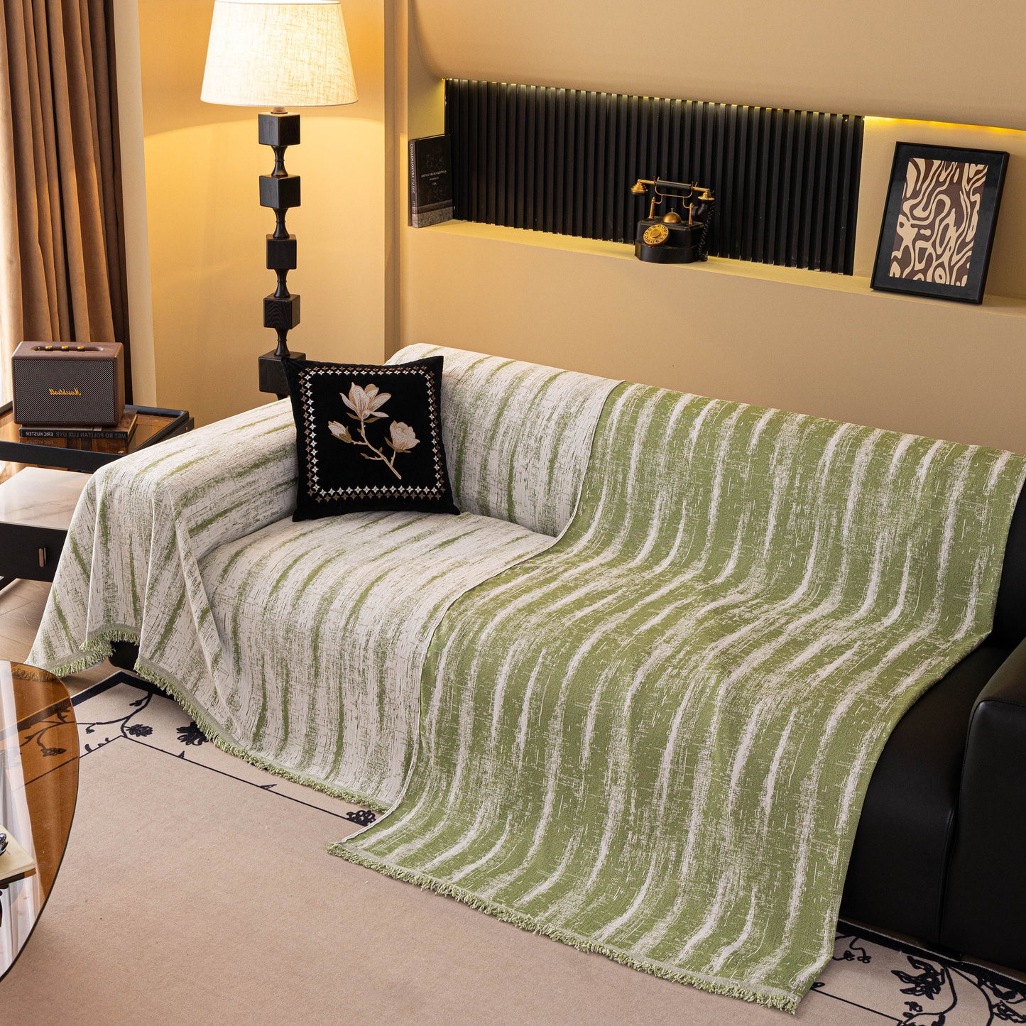 Chenille Oversized Throws for Couches, Washable and Durable Sofa Slipcover for Pets