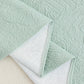Cooling Embossed Botanical Couch Cover, Soft Ice Silk Furniture Protector for Sofa