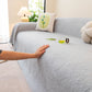 Cooling Embossed Botanical Couch Cover, Soft Ice Silk Furniture Protector for Sofa
