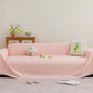 Cooling Embossed Botanical Couch Cover, Soft Ice Silk Furniture Protector for Sofa