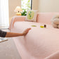 Cooling Embossed Botanical Couch Cover, Soft Ice Silk Furniture Protector for Sofa