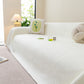 Cooling Embossed Botanical Couch Cover, Soft Ice Silk Furniture Protector for Sofa