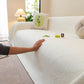 Cooling Embossed Botanical Couch Cover, Soft Ice Silk Furniture Protector for Sofa
