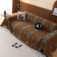 Southwestern Boho Woven Tribal Sofa Cover Blanket, Rustic Farmhouse Couch Throw Cover
